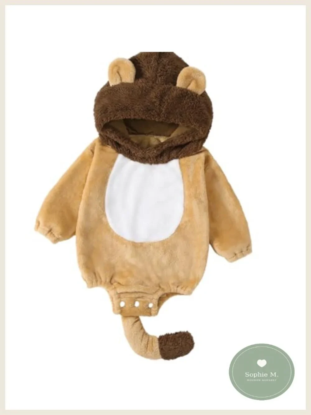 Baby Halloween Animal Hooded Romper Costume Fleece